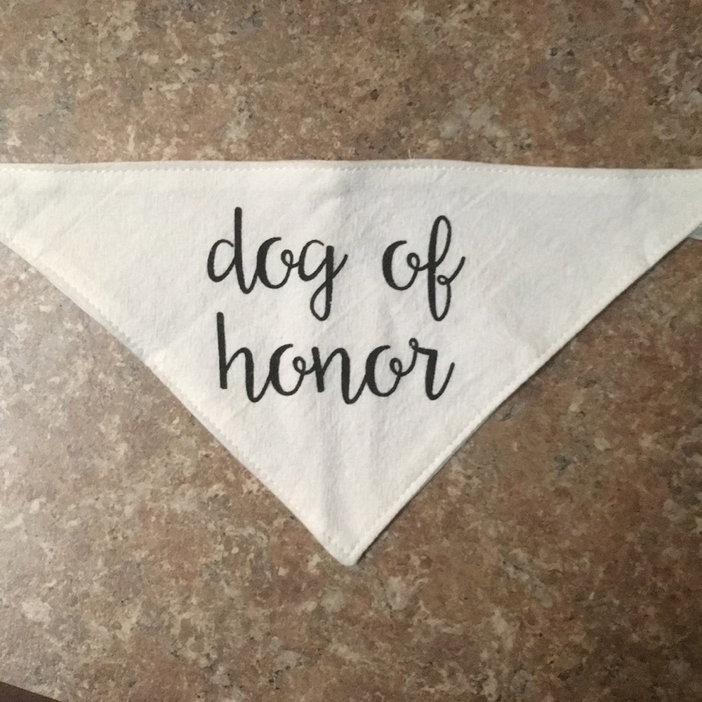 👰Dog of Honor Bandana